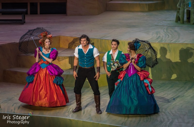 Patric Scott als Freund, Jan Bühlmann als Gustav, Laura Luisa Hat als Ilse und Ronja Borer als Grete