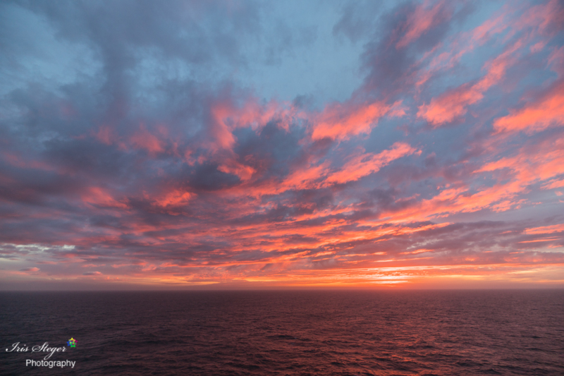 Sonnenuntergang auf dem Meer