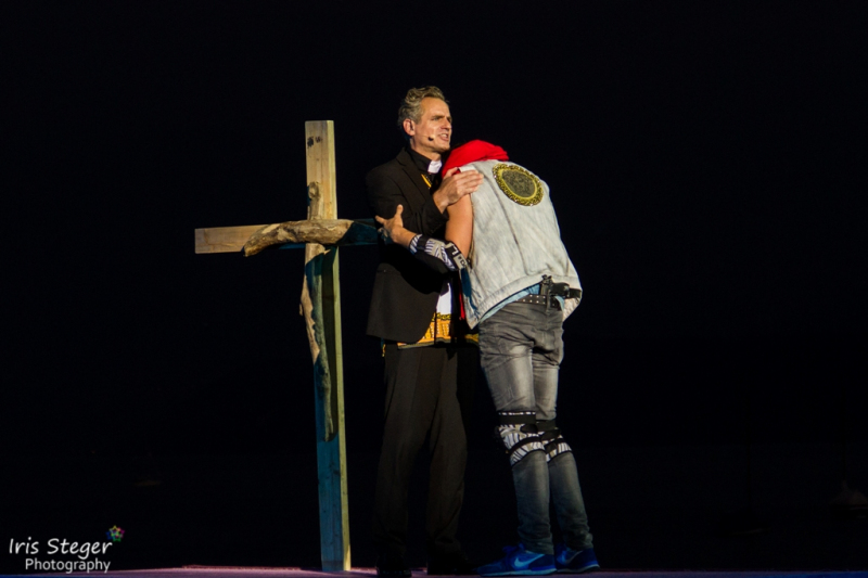 Dirk Johnston (Romeo) & Steffen Häuser (Pater Lorenzo)