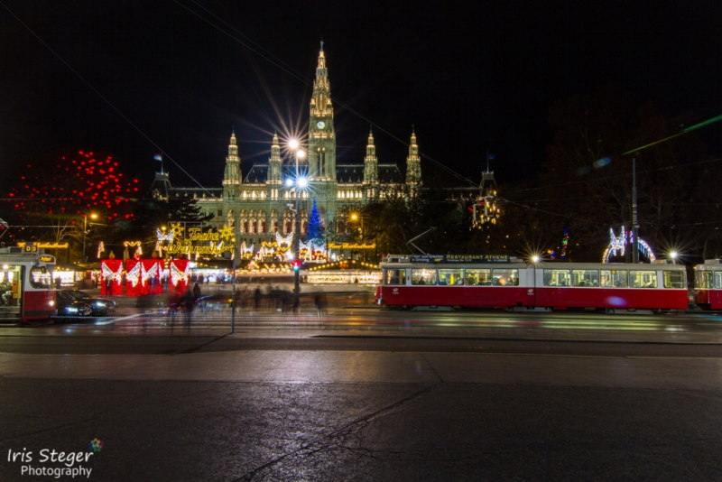 Rathaus Wien mit Weihnachtsmarkt